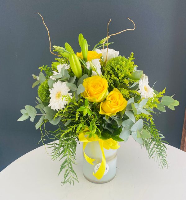 Yellow & White Arrangement